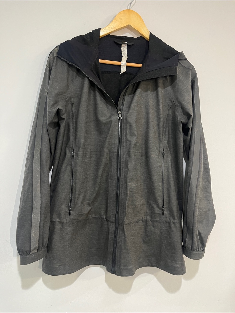 lululemon athletica Women's Black Hooded Utility Jacket